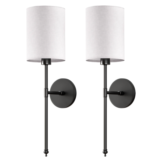 DRAHTLOSE ZYLINDRISCHE WANDLEUCHTEN (2ER-SET)