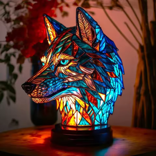 LeuchtWolf – LED Wolfslampe von Lampen-Atelier