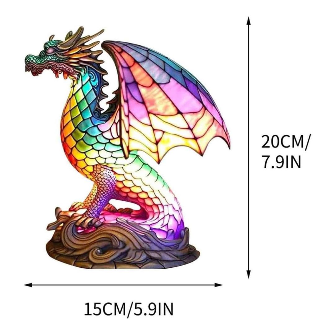 LeuchtDrache – Handgefertigte LED Drachenlampe