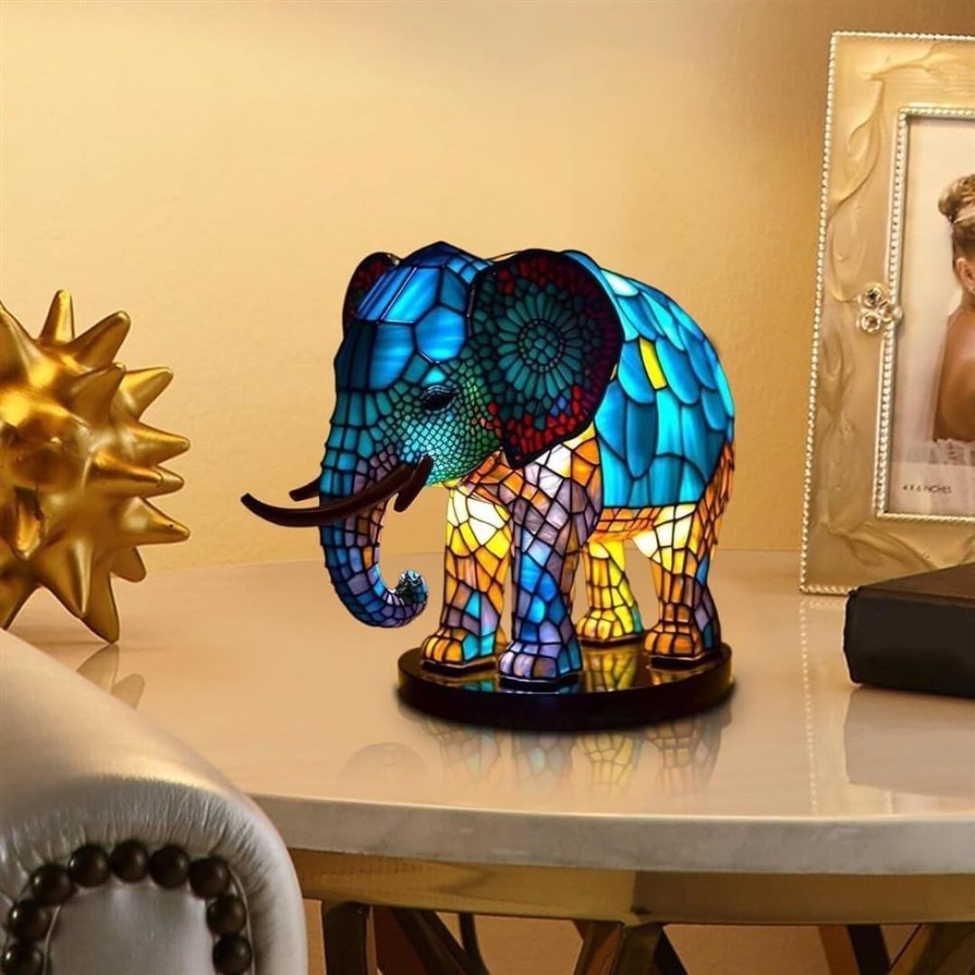 LeuchtElefant – LED Elefantenlampe von Lampen-Atelier