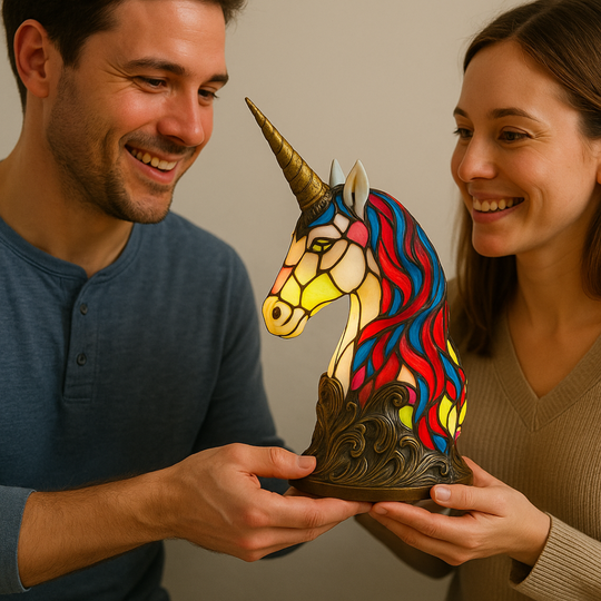 LeuchtEinhorn – Handgefertigte LED Einhornlampe