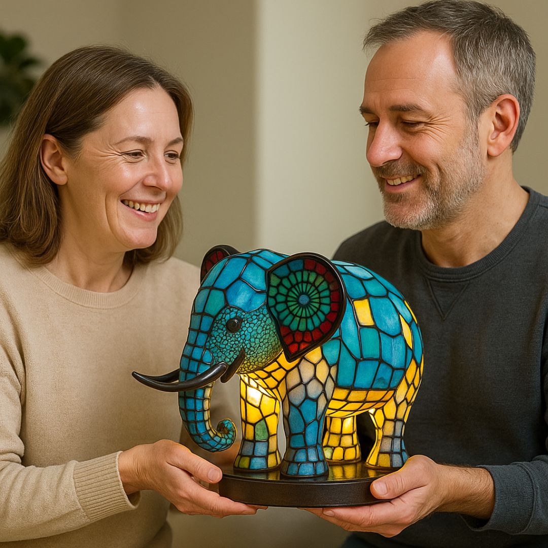 LeuchtElefant – LED Elefantenlampe von Lampen-Atelier