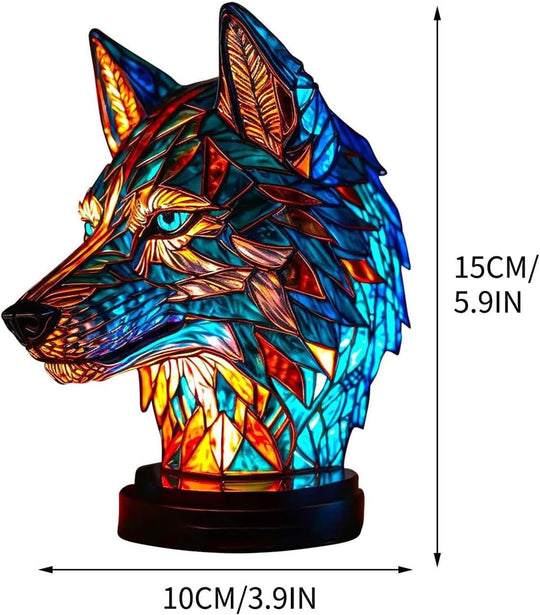 LeuchtWolf – LED Wolfslampe von Lampen-Atelier