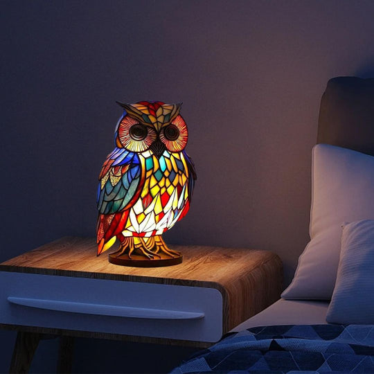 LeuchtEule – Handgefertigte LED Eulenlampe von Lampen-Atelier