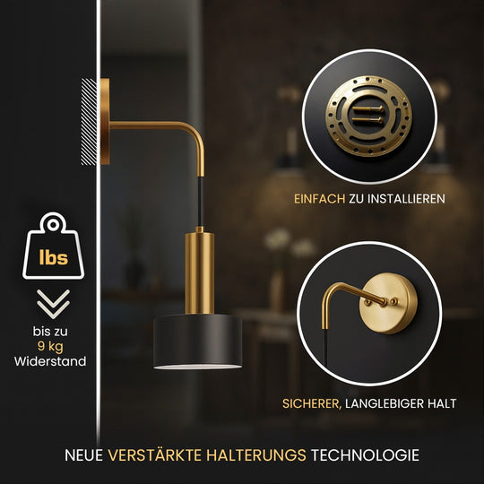 GLOWDROP DRAHTLOSE WANDLEUCHTEN (2ER-SET + 2 GLÜHBIRNEN GRATIS)