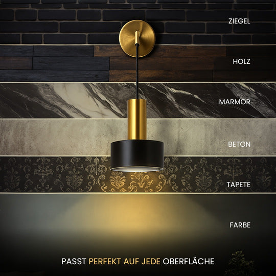 GLOWDROP DRAHTLOSE WANDLEUCHTEN (2ER-SET + 2 GLÜHBIRNEN GRATIS)