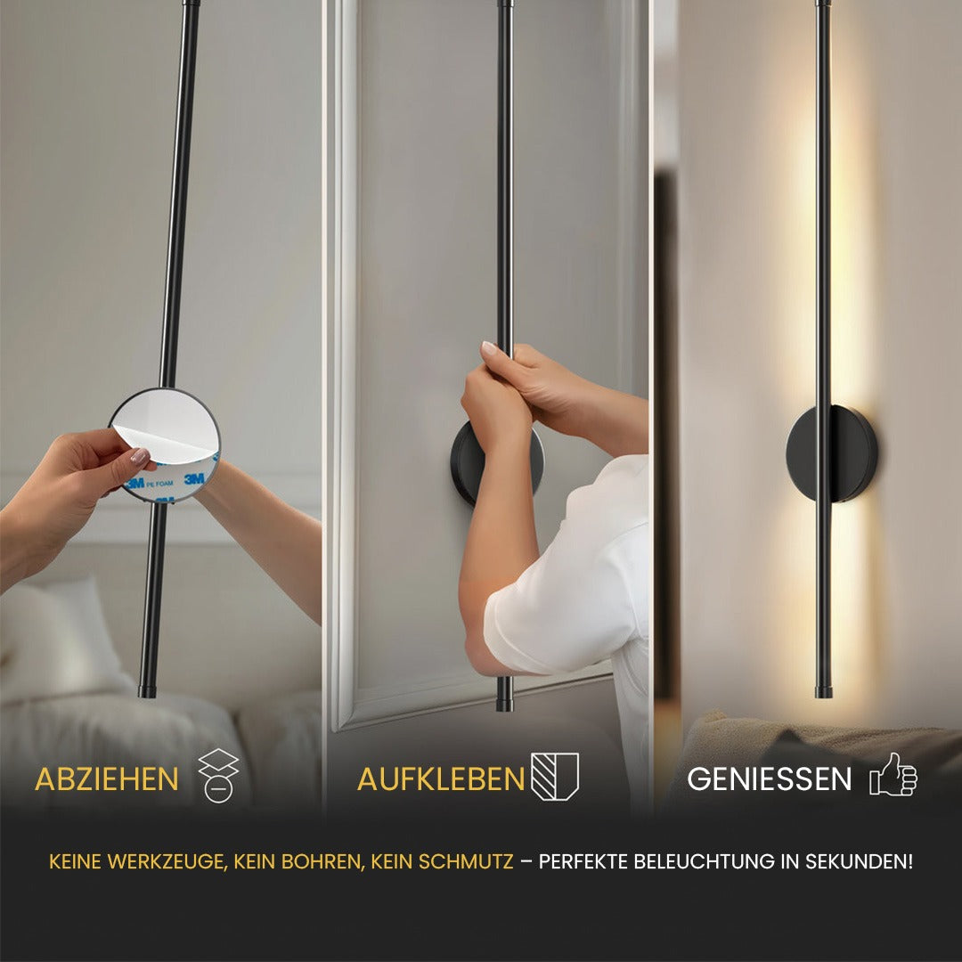 MODERNE WANDLEUCHTEN OHNE KABEL (2ER-SET)