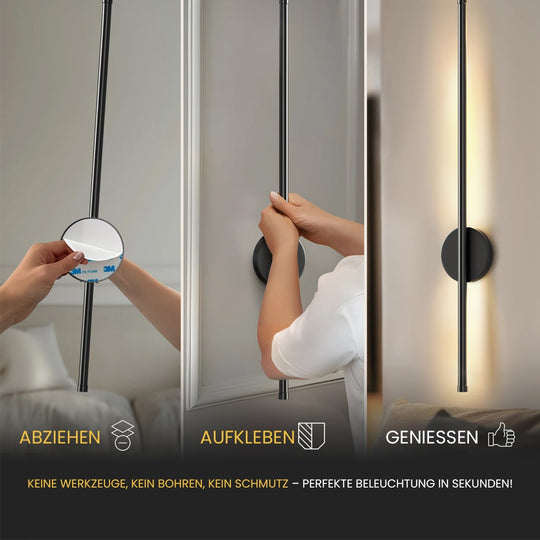 MODERNE WANDLEUCHTEN OHNE KABEL (2ER-SET)