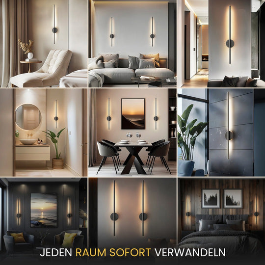MODERNE WANDLEUCHTEN OHNE KABEL (2ER-SET)