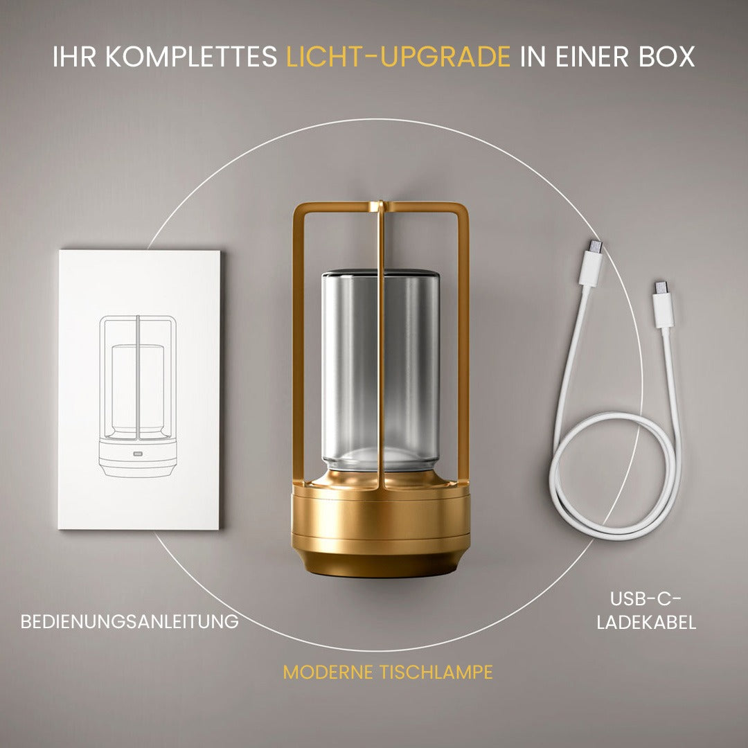 KRISTALL-TISCHLAMPE