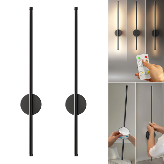MODERNE WANDLEUCHTEN OHNE KABEL (2ER-SET)