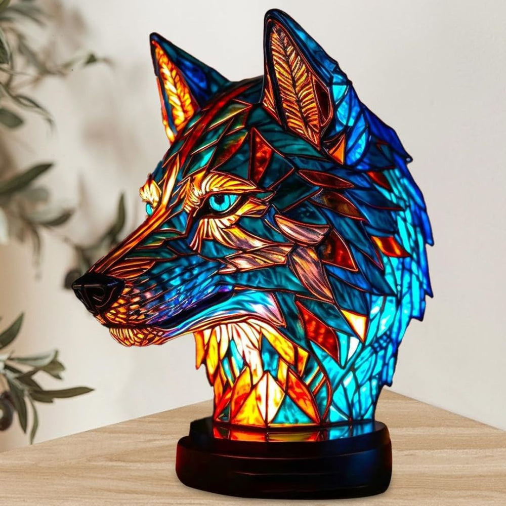 LeuchtWolf – LED Wolfslampe von Lampen-Atelier