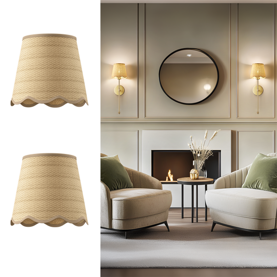 Boho- Lampenschirm (2er-Set)