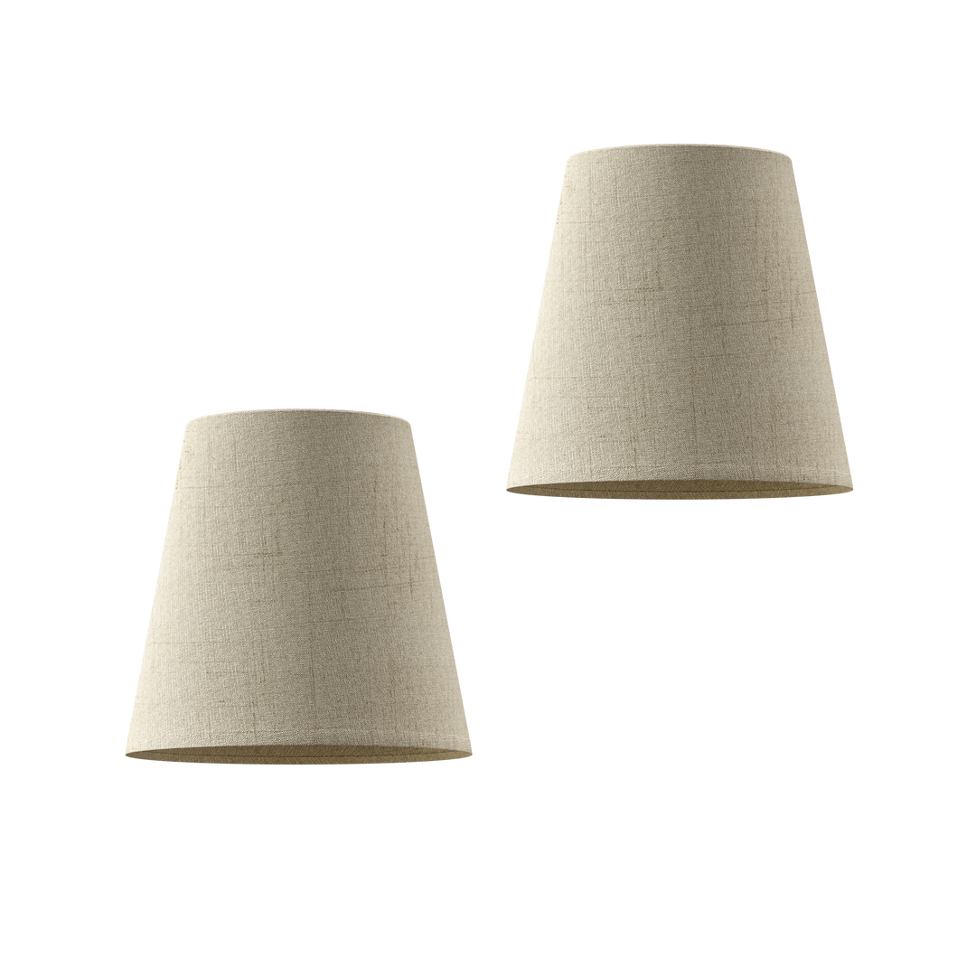 Sandfarben Lampenschirm(2er-Set)