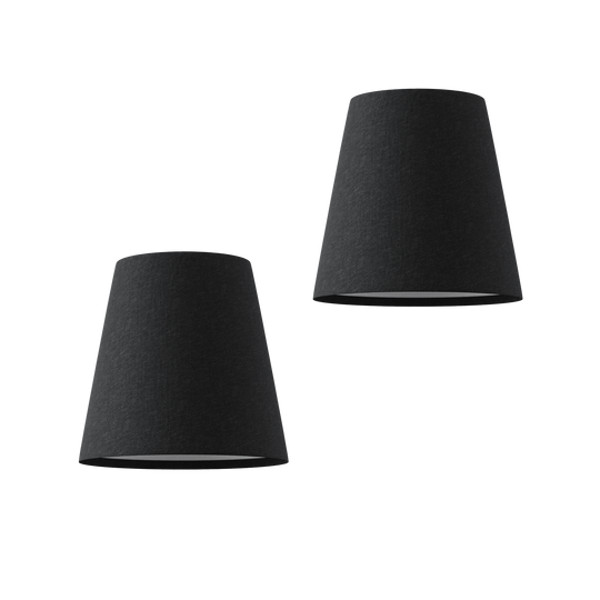 Schwarze  Lampenschirm (2er-Set)